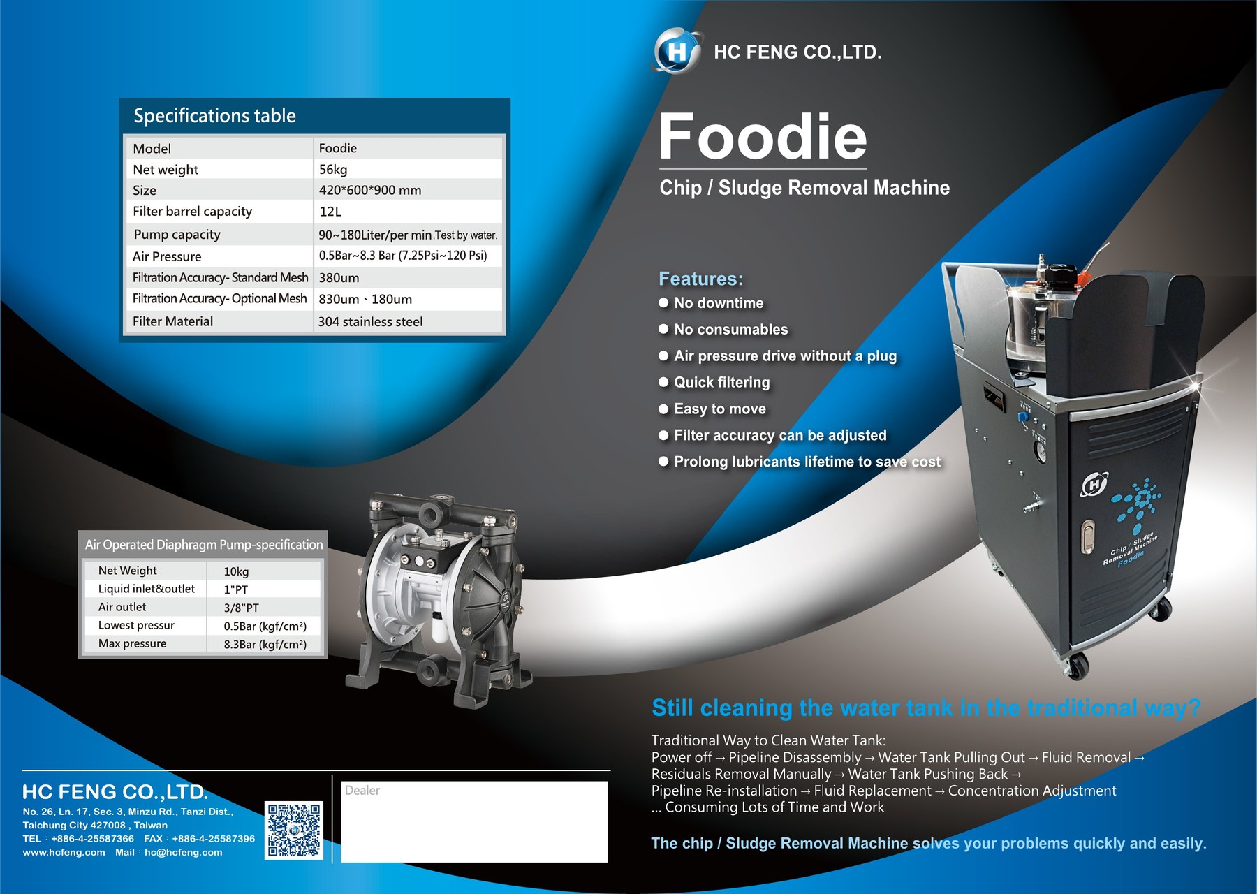 FOODIE resmi katalog sayfa 1 — teknik özellikler ve features