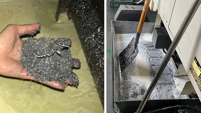 FOODIE öncesi — çamur ve talaşla dolu CNC tank tabanı