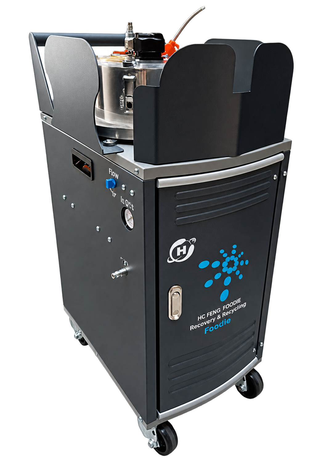 HC FENG FOODIE Chip & Sludge Removal Machine — Pneumatic CNC Sump Cleaner